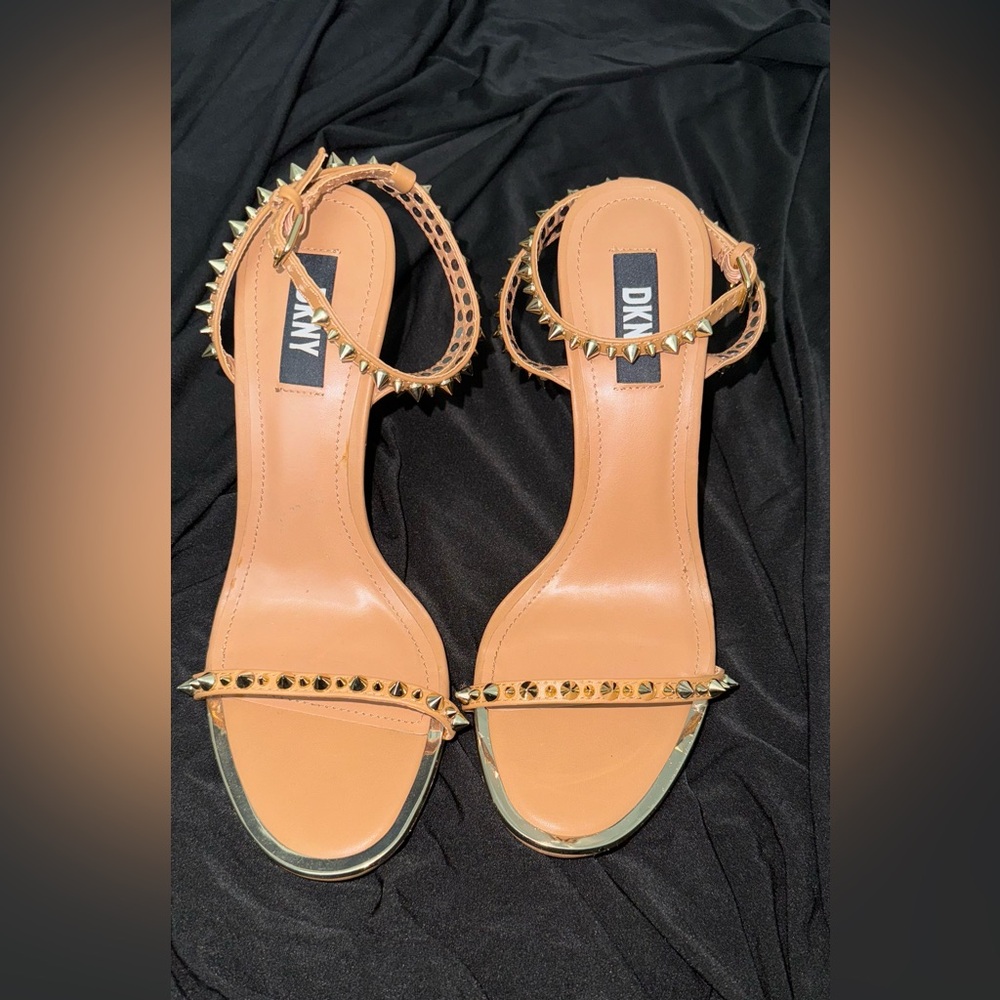 DKNY Tan Studded Women's Sandals